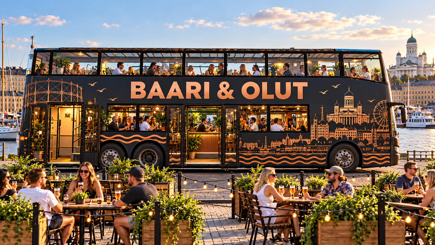 Yleisen baari- ja olutbussin havainnekuva
